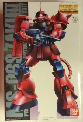 Bandai MG 1/100 Mobile Suit Gundam Zaku For Use With Char Coated version รูปภาพ 1