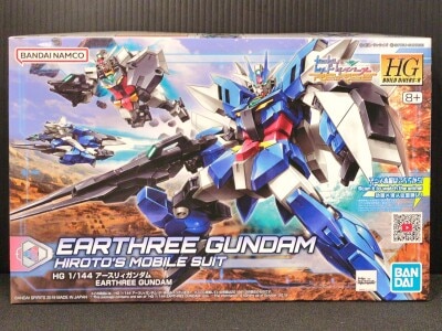 Bandai Spirits HG 1/144 Bandai Namco version Gundam Build Divers Re:RISE Earthree Gundam 001 hình ảnh 1