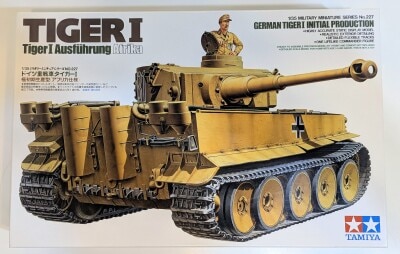 Tamiya 35227 1/35 Mini Tally Miniature series German Heavy Tank Tiger I Very Early Production Type Africa Specifications