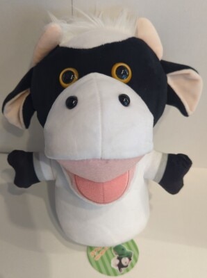 Fukuya Big Plush Stuffed Toy Puppet Muppet Ushi-kun