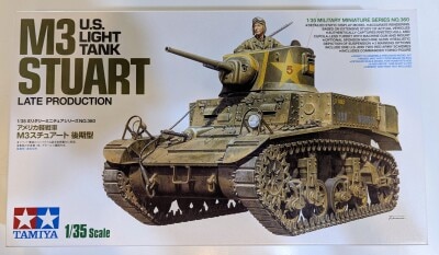 Tamiya 1/35 Military Miniature America Light Tank M3 Stuart Late Production 360