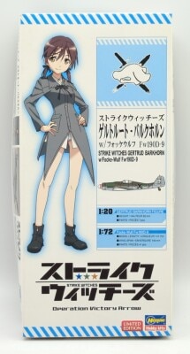 Hasegawa 1/20 figure & 1/72 SP379 Gertrud Barkhorn w/ Focke-Wulf Fw 190D-9 SP379 圖片 1