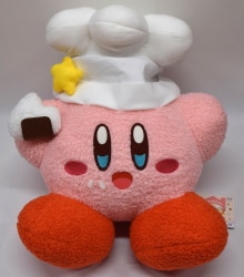 Furyu Big Plush Stuffed Toy Kirby★Diary obento Kirby Cook 圖片 1
