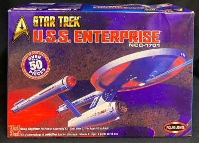 POLAR LIGHTS ASSEMBLY KIT USS ENTERPRISE NCC-1701 gambar 1
