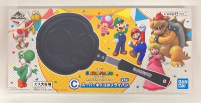 Bandai Spirits Ichiban Kuji Super Mario Everyone's Home Party C Prize Super Mushroom Frying Pan