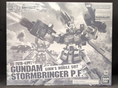 BANDAI SPIRITS MG 1/100 Gundam Build Divers Genius Head Line Gundam Stormbringer PF รูปภาพ 1