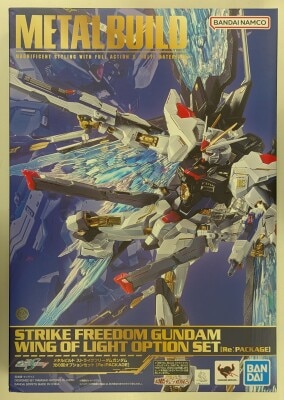 BANDAI SPIRITS METAL BUILD Mobile Suit Gundam SEED DESTINY Strike Freedom Gundam Wing of Light Option Set [Re:PACKAGE]