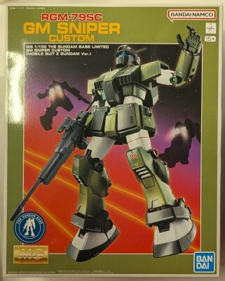 BANDAI NAMCO MG 1/100 Bandai Namco GM Sniper Custom(Mobile Suit Zeta Gundam Edition) Bandai Namco 15+