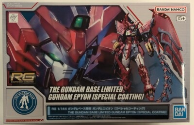 Bandai Spirits RG 1/144/ Gundam Base Limited Mobile Suit Gundam Wing Gundam Epyon [Special Coating] Bild 1