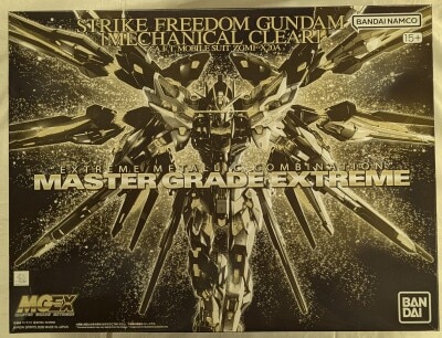 Bandai Spirits MGEX 1/100 Mobile Suit Gundam Seed DESTINY Strike Freedom Gundam [Mechanical Clear]