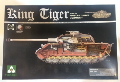 TAKOM 1/35 German Heavy Tank King Tiger Porsche Turret (interior / twin with merit) 2046