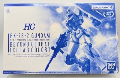 BANDAI SPIRITS HG 1/144 Mobile Suit Gundam RX-78-2 Gundam BEYOND GLOBAL [Clear Color] LIMITED imagen 1