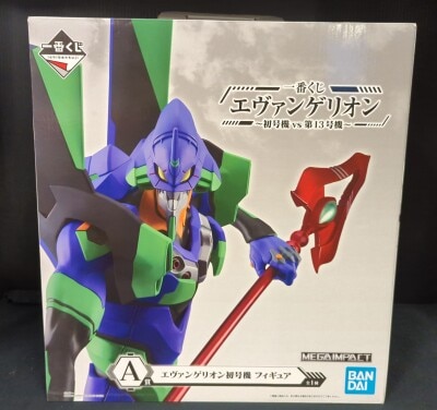Bandai Spirits Ichiban Kuji Evangelion Unit-01 vs Unit 13 A Prize Evangelion Unit-01 Figure MEGAIMPACT