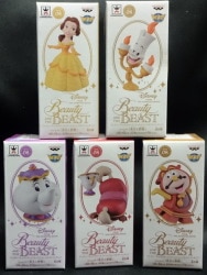 Banpresto WCF Disney story08 Beauty and the Beast Complete 5 Piece Set