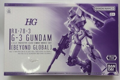 BANDAI SPIRITS HG 1/144 Bandai Namco RX-78-Gundam G-3 [BEYOND GLOBAL]