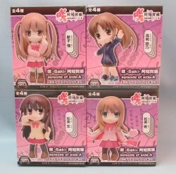 Sega Mini Display figures / Saki Achiga (Achiga) ed Complete 4 Type Set