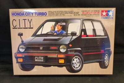 Tamiya 1/24 Sports Car series No.30 Honda City Turbo with Motocompo 24030