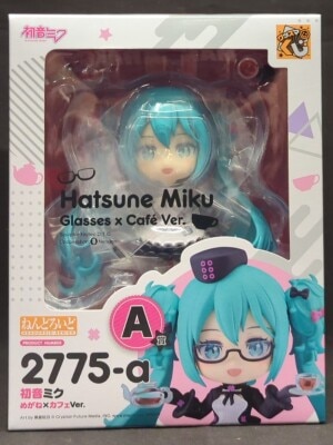Good Smile Company Smile Lottery Hatsune Miku 2025 Autumn A-Prize Nendoroid Hatsune Miku Glasses x Cafe Ver. Figure 图片 1