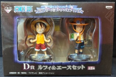 Banpresto - Ichiban Kuji One Piece Marineford Special Edition D-Prize Luffy and Ace set (World Collectable) imagen 1