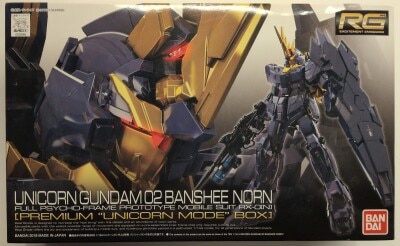 Bandai RG 1/144 Mobile Suit Gundam Unicorn RX-0 [N] Unicorn Gundam 2nd Unit Banshee Norn [Premium `Unicorn Mode` Box 27-SP
