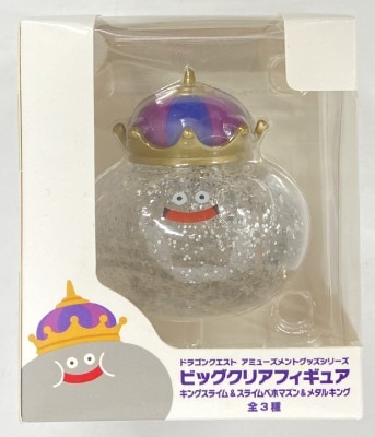 Square Enix King Slime and Slime Behomazun and Metal King Big Clear Figure Metal King