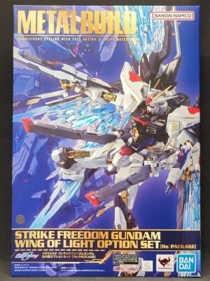 BANDAI SPIRITS METAL BUILD Mobile Suit Gundam SEED DESTINY Strike Freedom Gundam Wing of Light Option Set [Re:PACKAGE]