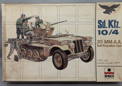 ESCI 1/35 Sd.Kfz. 10/4 20 MM.AA Self-Propelled Gun 5018