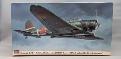 Hasegawa 1/48 Nakajima B5N2 Type 97 Model 3 Carrier Attack Aircraft, Sango Sea Torpedo Squadron 9717 图片 1