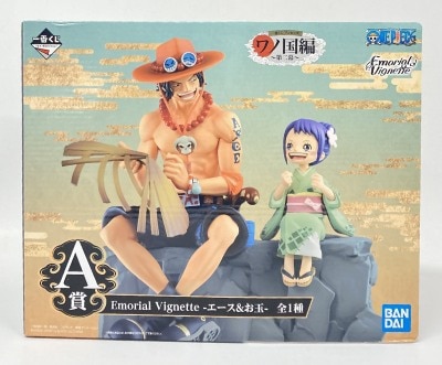 The SPIRITS BANDAI Ichiban Kuji One Piece Wano Country Hen second act A-Prize Ace and ladle Emorial Vignette รูปภาพ 1