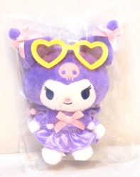 Sunny Side Up Happy Kuji Sanrio Characters Night Pool Plush Stuffed Toy charm Prize Kuromi Bild 1