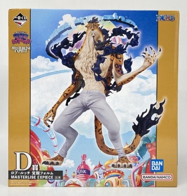 Bandai Spirits Ichiban Kuji One Piece Miraijima Egg head D-Prize Rob Lucci Awakening Form MASTERLISE EXPIECE