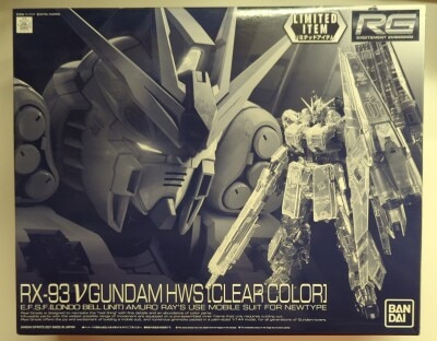 Bandai Spirits RG 1/144 Bandai Spirits version ν (Nu) Gundam HWS Clear Color LIMITED