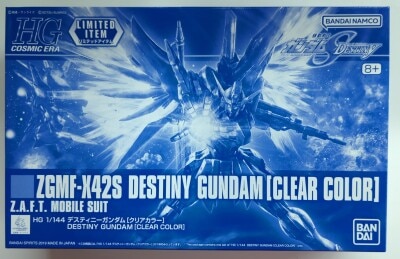BANDAI SPIRITS HG COSMIC ERA 1/144 Bandai Namco Destiny Gundam Clear Color รูปภาพ 1