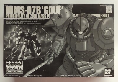 Bandai HGUC 1/144 Mobile Suit Gundam MS-07B Gouf (Ecopla/Black Box) image 1