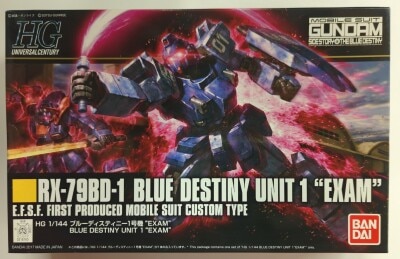 Bandai HGUC 1/144 Mobile Suit Gundam Gaiden THE Blue Destiny Unit 1 `EXAM` 207