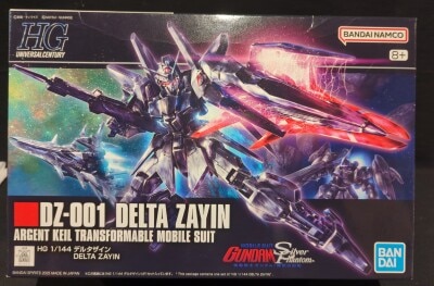 BANDAI SPIRITS HG 1/144 Mobile Suit Gundam: Phantom of the Silver Gray Delta Zain