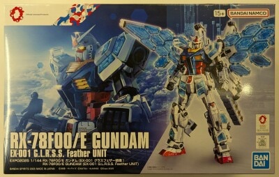 BANDAI SPIRITS 1/144 Scale Osaka Kansai Expo GUNDAM NEXT FUTURE PAVILIO RX-78F00/E Gundam (EX-001 Grass Feather Equipped)