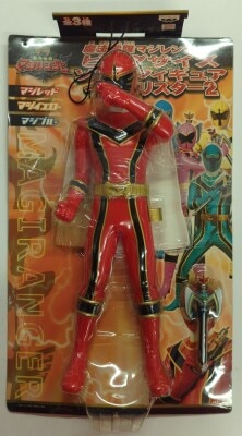 Banpresto Big Size Soft Sofubi Figure in Blister 2 Mahou Sentai Magiranger Magi Red Bild 1