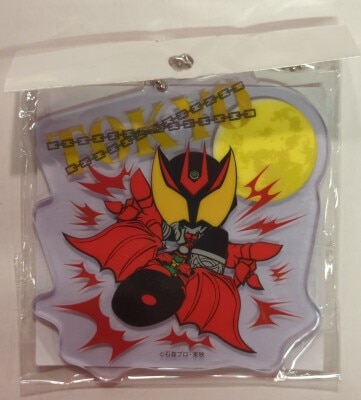KAMEN RIDER STORE/verde Acrylic Keychain (Kamen Rider Attack Art Tokyo Ver.) Kamen Rider - Kiva Kamen Rider - Kiva gambar 1