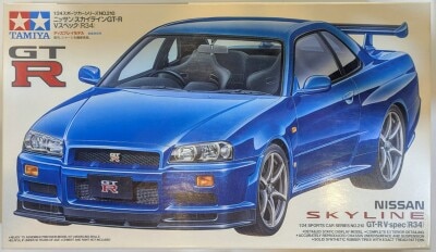Tamiya 1/24 Sports Car series No. 210 Nissan Skyline GT-R V-Spec (R34) 24210