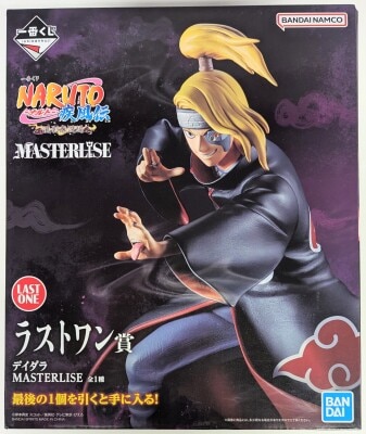 Bandai Spirits Ichiban Kuji Naruto Shippuden Shippuden Arc Last One Prize Deidara MASTERLISE Figure