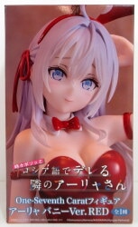 System Service Co., Ltd. One Seventh Carat Figure Alya Bunny Ver. RED 画像 1
