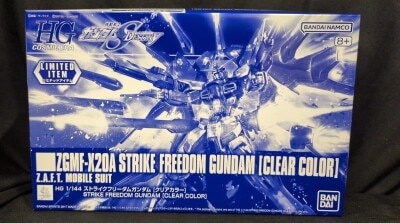 Bandai Spirits HG 1/144 Bandai Namco Version Strike Freedom Gundam Clear Color (Limited item) 圖片 1