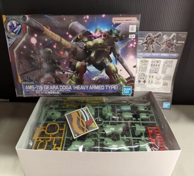 Bandai Spirits HGUC 1/144 GUNDAM SIDE-F Mobile Suit Gundam: Char's Counterattack Geara Doga(Heavy Weapon Version)