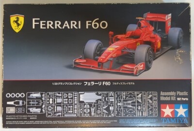 Tamiya 1/20 Grand Prix Collection Ferrari F60/Full Display Model 20059