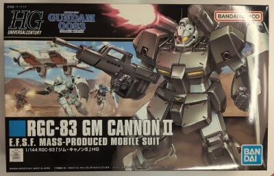 반다이 스피릿 HGUC 1/144 반다이 남코 GM 캐논 II 125