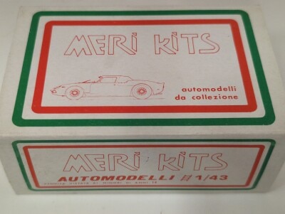 MERI KITS 1/43 Metal Kit Ferrari 126 C4-M2 F.1 1984 MK48 image 1