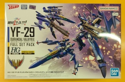Bandai YF-29 Durandal Valkyrie ( Miria Jenius's) Full set Pack gambar 1