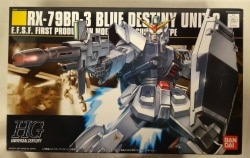 Bandai HGUC Mobile Suit Gundam Gaiden The Blue Destiny RX-79BD-3 Blue Destiny Unit 3 82