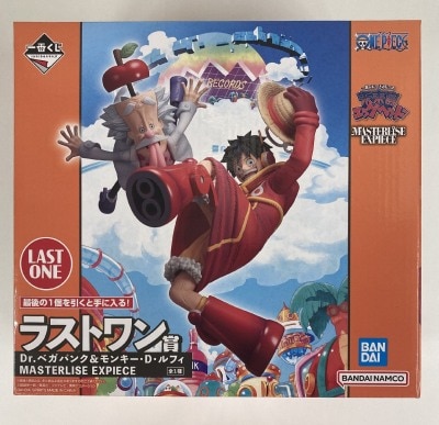 Bandai Spirits Ichiban Kuji One Piece Miraijima Egg head Last One Prize Dr. Vegapunk and Monkey D Luffy MASTERLISE EXPIECE image 1